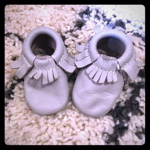 Freshly Picked size 0 gray moccasins